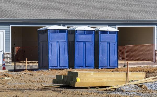 construction site portable restrooms services our porta potties on job sites once a week, but can also provide additional servicing if needed